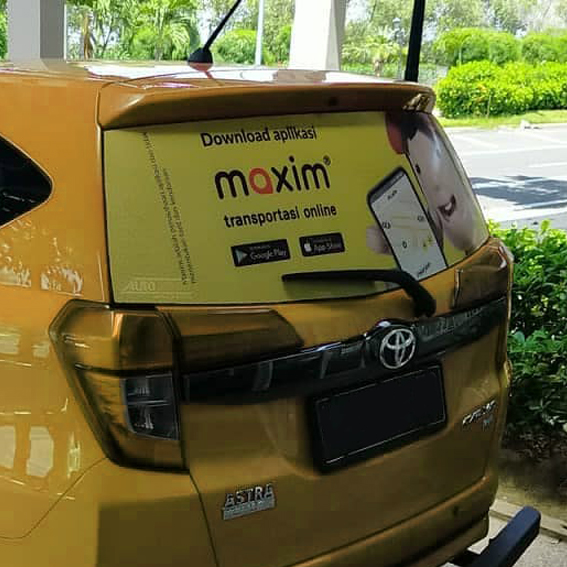 Print Outdoor Sticker One Way