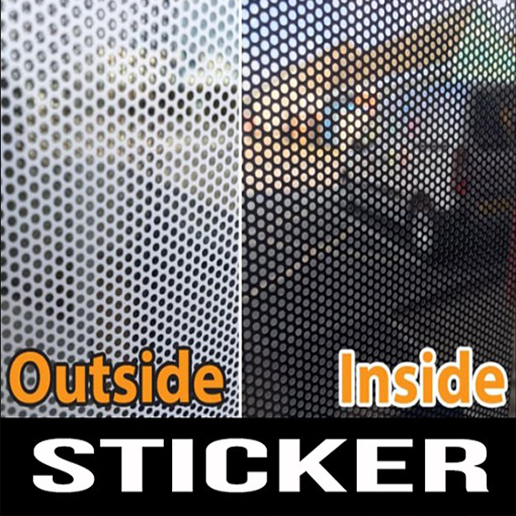 Print Outdoor Sticker One Way