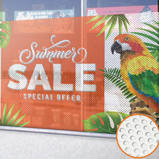 Print Outdoor Sticker One Way