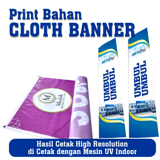 Print UV Cloth Banner Umbul