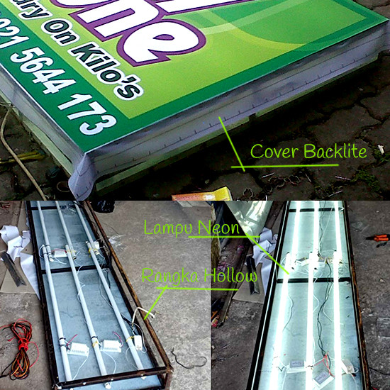 NeonBox Backlite + UV Print 1 Sisi