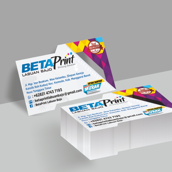 Print Kartu Nama 210/230gsm