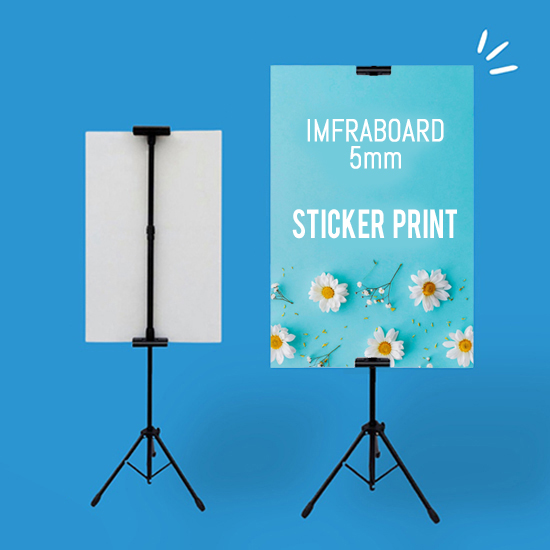Paket Tripod + Imfraboard 5mm + Sticker