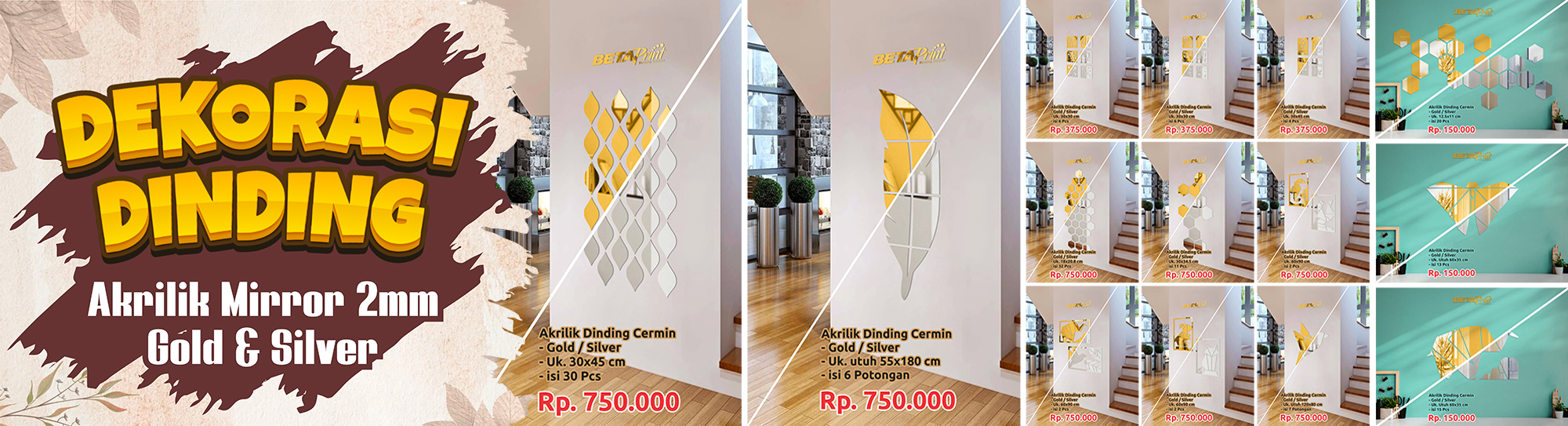 Akrilik Dinding Mirror